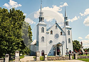 Church of Sainte-Famille of Cap-Sante national historic monument, Quebec photo