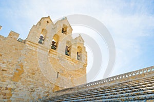 Church of Saintes-Maries-de-la-Mer in Camargue, suthern France