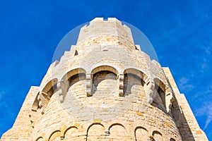 Church of Saintes-Maries-de-la-Mer in Camargue, suthern France