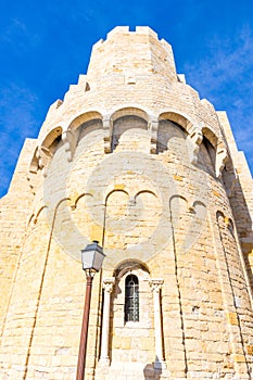 Church of Saintes-Maries-de-la-Mer in Camargue, suthern France