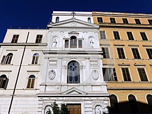 Church of Saints Sergius and  Bacchus of the Ukrainians in the Monti district in Rome, Italy.