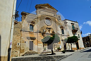 Church in Sambuca Di Sicilia Sicily Italy