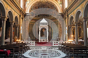 Church San Bernardino da Siena in Rome, Italy