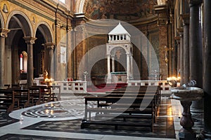 Church San Bernardino da Siena in Rome, Italy photo