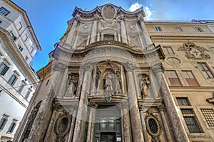 Church of San Carlo alle Quattro Fontane - Rome, Italy photo