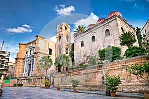 Church of San Cataldo and church Martorana,Palermo photo