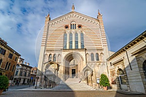 Church of the San Fermo Maggiore in Verona, Italy