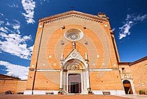 The church of San Francesco,Tuscany,Siena,Italy photo