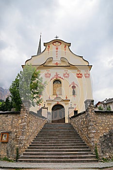 Church of San Giacomo and San Leonardo in Alta Badia - Dolomites