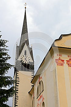 Church of San Giacomo and San Leonardo in Alta Badia - Dolomites