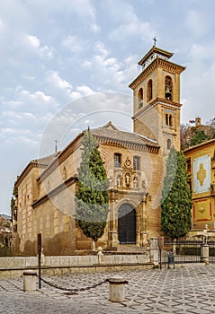 Church of San Gil and Santa Ana, Granada, Spain photo