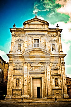 Church San Gimignano Italy photo