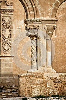 The church San Giovanni in Siracusa, Italy