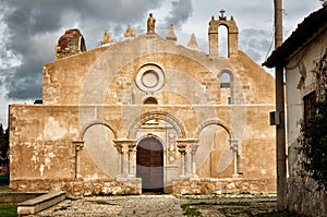 The church San Giovanni in Siracusa, Italy photo