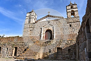 The church of San Juan Bautista of Vilcashuaman, Ayacucho, Peru photo