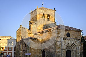 The church of San Juan de Rabanera in Soria Spain has