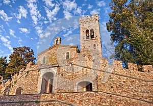 Church of San Lorenzo in Castagneto Carducci, Tuscany, Italy photo