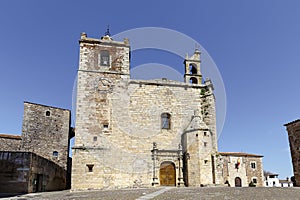 Church of San Mateo in Caceres, Spain photo
