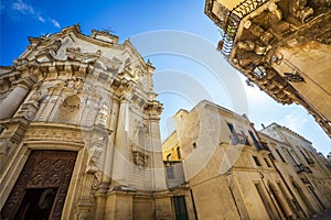 At the Church of San Matteo on Via dei Perroni Lecce Italy photo