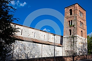 Church San Michele degli Scalzi located in Piazza San Michele degli Scalzi in the eastern part of Pisa built on 1178