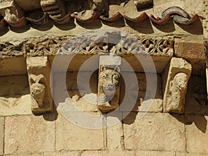 Church of San Millan in Segovia. Spain.