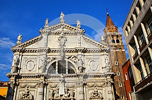 Church of San Moise in Venice, Italy photo