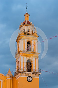 Church of San Pedro Apostol in Cholula. Puebla, Mexico photo