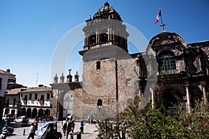 The Church of San Pedro is a Catholic church located in the city of Cuzco, Peru. It has a Latin cross plan, it sports two high