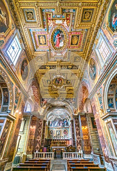 Church of San Silvestro al Quirinale in Rome, Italy. photo
