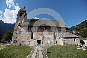 The church of San Virgilio in Pinzolo, Trentino, Italy. photo