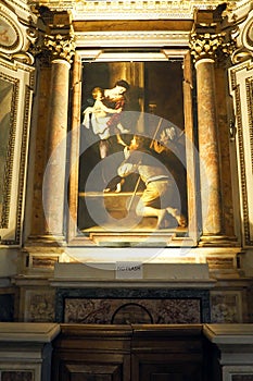 Church of Sant`Agostino in Rome, Italy