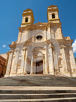 The church of Sant`Anna in Cagliari in Sardinia