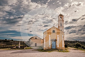 Church at Sant`Antonino in Corsica