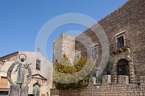 Church of Sant`Antonio Abate and Castle of Ventimiglia photo