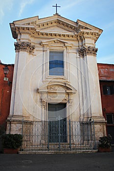 Church of Sant Egidio in Trastevere district in Rome