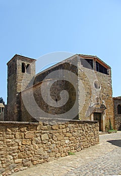 Church of Sant LlorenÃÂ§ de les Arenes, Casavells, Baix Emporda, photo