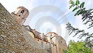 Church of Sant Marti and castle of Altafulla