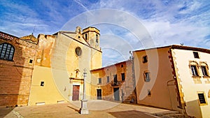 Church of Sant Marti and castle of Altafulla
