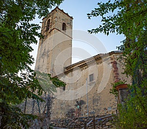 The church of Sant MuÃÂ§ in the town of Canoves photo