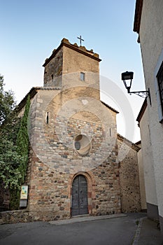 The church of Sant MuÃÂ§ in the town of Canoves photo