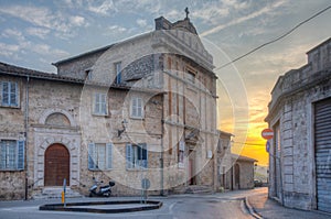 Church of Sant 'Onofrio in Italian town Ascoli Piceno