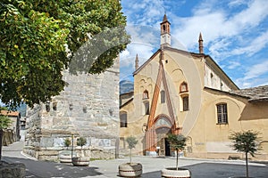 Church of Sant Orso, Aosta, Valle d`Aosta, Italy