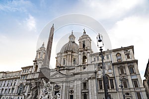 Church of Santa Agnese in Agone in Rome, Italy