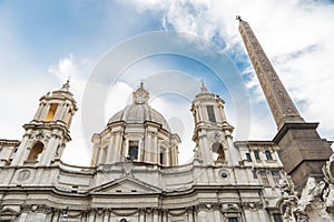 Church of Santa Agnese in Agone in Rome, Italy