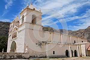 Church of Santa Ana in Maca, Colca Canyon, Peru