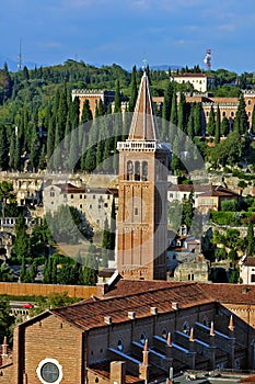 Church of Santa Anastasia in Verona, Italy photo