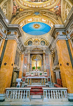 Church of Santa Brigida near Campo de Fiori in Rome, Italy.