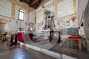 Church of Santa Caterina d`Alessandria, Asolo, Treviso italy