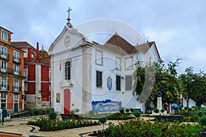 The Church of Santa Luzia, in Lisbon