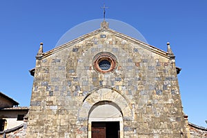 Church of Santa Maria Assunta in Piazza Roma in Monteriggioni photo